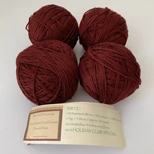 4 Spirit Trail Fiberworks Merino Blend Handpainted Yarns & Fibers Birte Holiday
