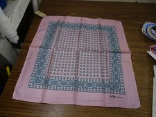 polo Ralph Lauren silk handkerchief Pink Vintage 90's With tags