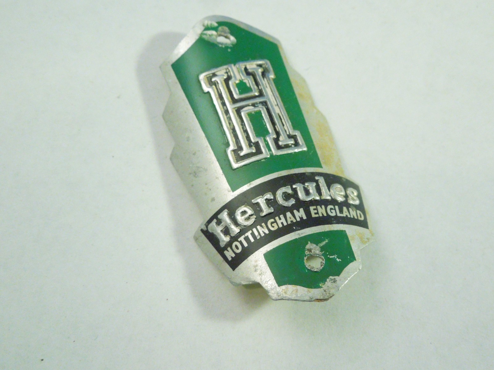 Vintage Hercules Bicycle Head Badge Emblem Nottingham England eBay