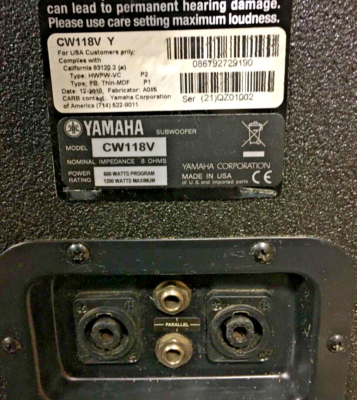 Yamaha CW118V Club Concert Series 18