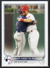 Bryce Harper Wander Franco 2022 Topps #367  MVP Meets Rookie  Phillies  Rays  #3