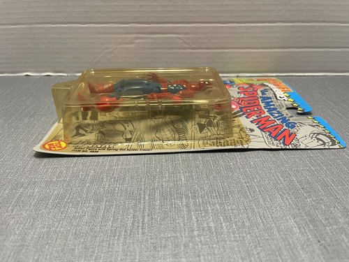 ¡Figura de Spiderman de superhéroes de Marvel! Toy Biz 1992 con rastreador de enemigos - Imagen 3 de 6