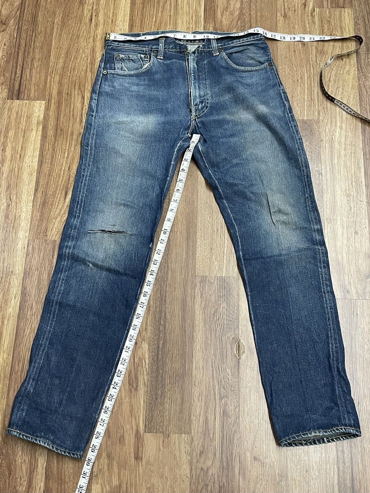 LEVIS True Vintage 1950’s 501 ZXX Big E Hidden RIVETS SELVEDGE JEANS 31 ...