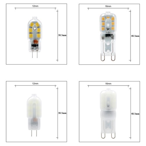 4/6/8/10 PACK G4 G9 LED Bulb Bi-Pin Base Dimmable AC220V Warm White Cool White - Picture 11 of 25