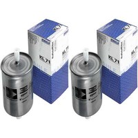 2X Mahle / Knecht Kraftstofffilter KL 71 Fuel Filter
