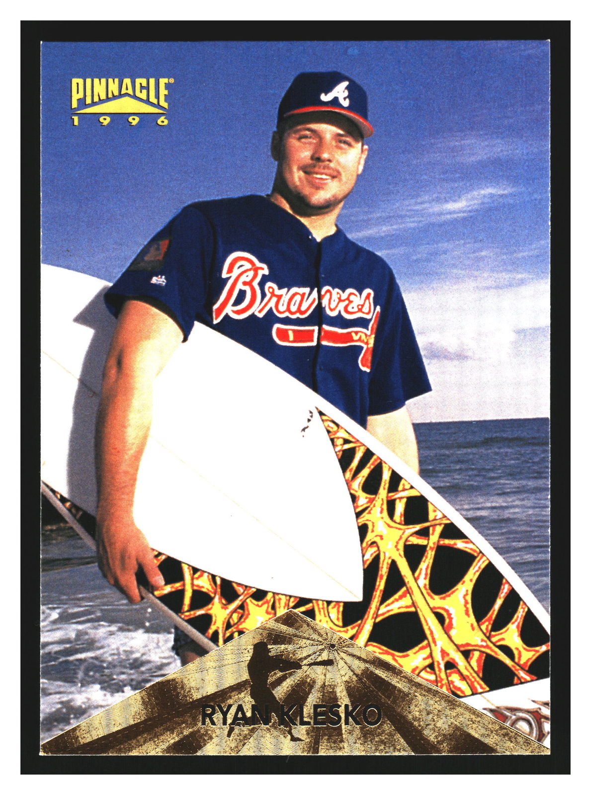 1996 Pinnacle #253 Ryan Klesko   Atlanta Braves   Baseball
