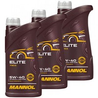 MotoröL Motor ÖL Mannol Elite 5W40 API Sn/ CH-4 3X 1 Liter MotorenöL Motoren Oel