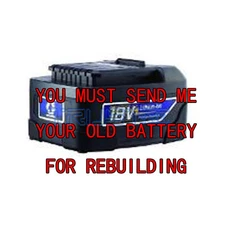Rebuild service for Graco ProShot 18-Volt 20V 16D558 Upgraded to 2.0 A/H Cells