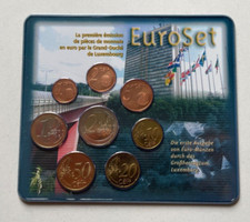 2002 Luxemburg erste Ausgabe  Kursmünzensatz KMS
