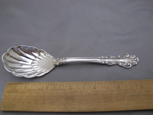Reed & Barton Sterling SPANISH BAROQUE (1965) SUGAR SPOONS-6 1/4 In-No Mono