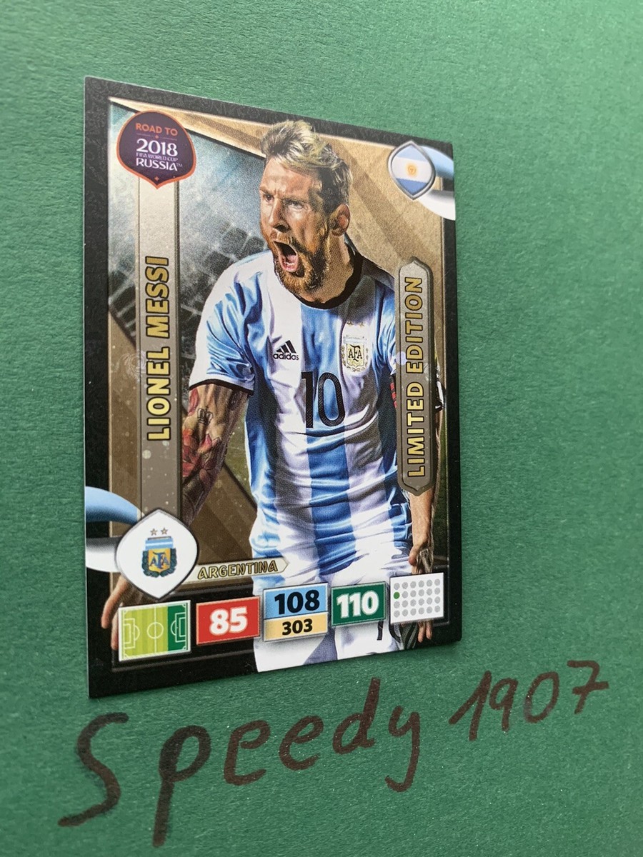 Panini Road To RUSSIA 2018 Fifa World Cup Limited Edition Messi