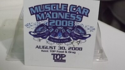 Muscle Car Madness  Muscle Car Show 2008 Show Dash Plaque Kent, Wash. State