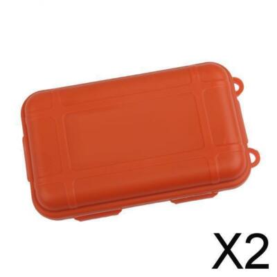 2x Wasserdichtes, Stoßfestes, Luftdichtes Survival Case Box Kit für Das