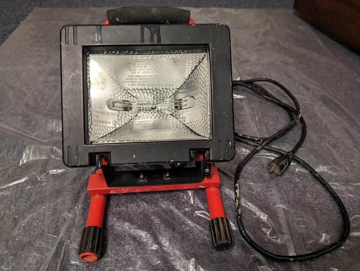 Husky Flood Light Work Construction WL500SPC h with bulbs 2 3 indoor outdoor