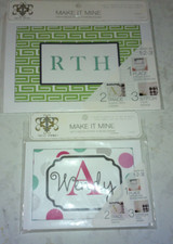 2 BRAND NEW MAKE IT MINE CANVAS  TEMPLATES 8.5" X 5.5"  6" X 4" FINISHED SIZES