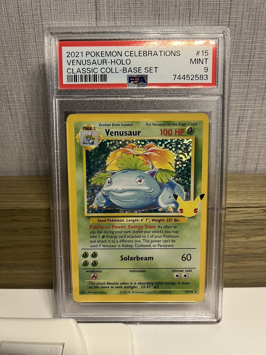 Venusaur ポケモンカード #15/102 JAPANESE Venusaur 15/102 Holo Rare Base Set Unlimited