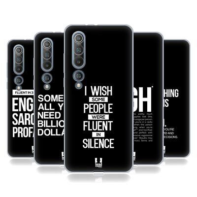 HEAD CASE DESIGNS SASSY QUOTES SOFT GEL CASE FOR XIAOMI PHONES