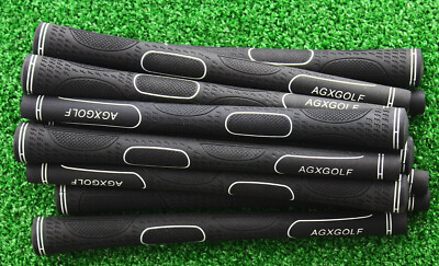 NEW AGXGOLF MENS OVER SIZE GOLF GRIPS: 25 PACK; LOW TAPER STYLE (BLACK): BUY NOW