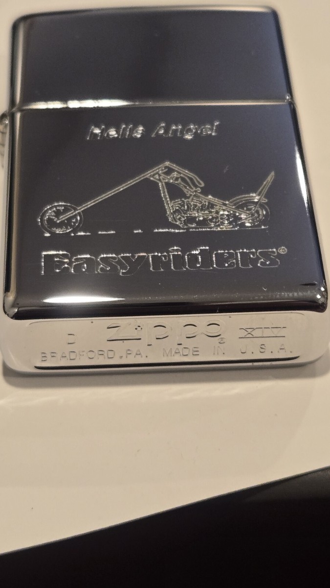 Vintage Zippo Lighter HELLS ANGEL EASYRIDERS 1970