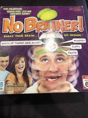 2005 Milton Bradley ''NO Brainer'' Yes-No answer game new in the original package