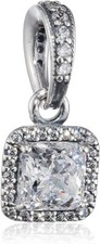 Pandora Damen-Charm Zeitlose Eleganz 925 Silber Zirkonia weiß - 390378CZ