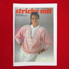Knit with 11/89 Reprint Magazine Machine Knitting - Tips Knitting Machine