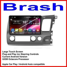 CIVIC SEDAN 2006-11 GPS WIRELESS APPLE CARPLAY ANDROID AUTO CAM ODB DAB TPMS DVR