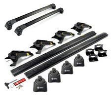 für PEUGEOT TRAVELLER 2016+ DACHGEPÄCKTRÄGER DACHTRÄGER ALUMINIUM SCHWARZ