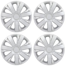 16 Inch 4pcs Wheel Covers Full Rim Snap On Hubcaps Fit R16 Tire Steel Rims