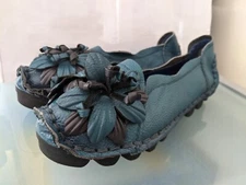 SOCOFY WOMEN FLAT SHOES LEATHER UPPER & LINING SIZE AU 8 GORGEOUS COMFY AS NEW