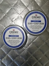 Cremo Cooling Beard and Scruff Cream Iced Citron & Driftwood 4 Oz Lot Of 2