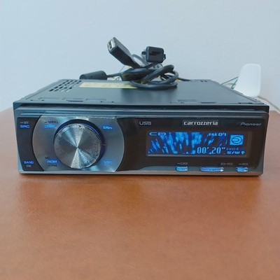Pioneer Carrozzeria DEH-P630 1DIN Car Audio CD USB DSP Tested