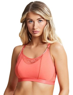 Sport BH Damen Panache Cleo Freedom Bralette BH OHNE BÜGEL 10321 Coral Rose