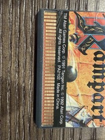 Rampart Atari Lynx Game Cartridge + Manual, Cleaned And Tested