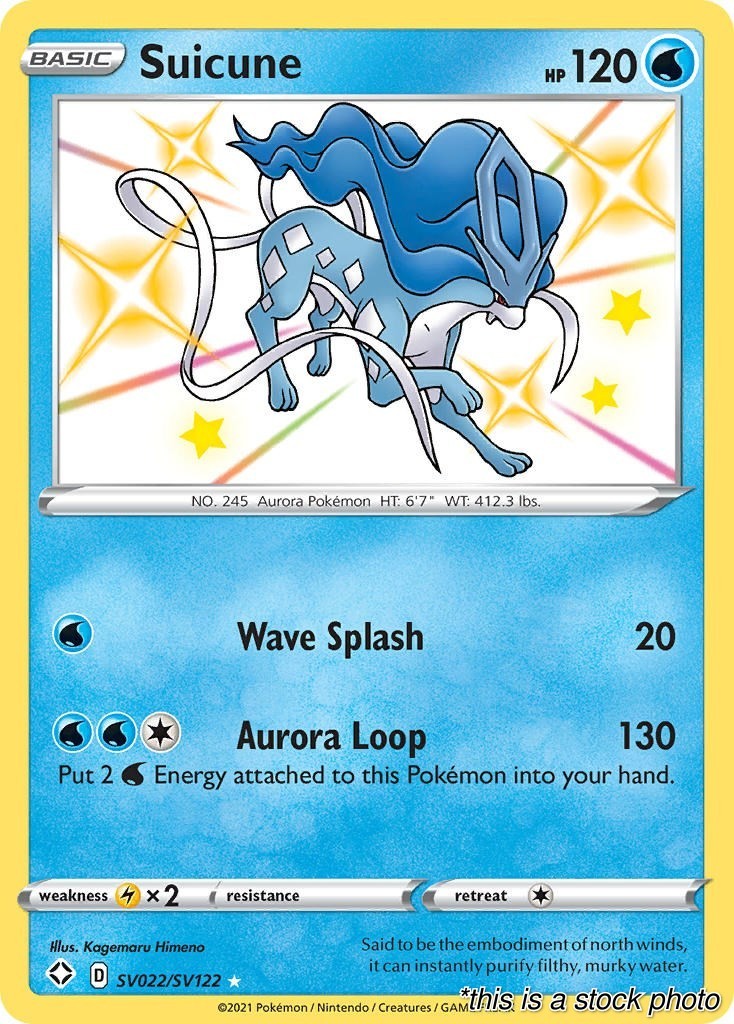 Suicune [SHFSV - SV022/SV122] Shining Fates: Shiny Vault NM - Shiny Holo Rare