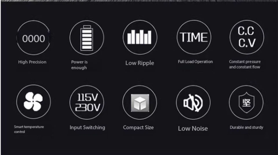 Adjustable DC Regulated Power Supply Electroplating Aging Switching Power Supply - Image 3 of 4