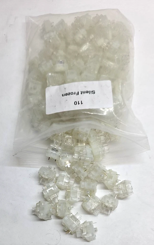 Frozen Switch V2 Mechanische Tastatur Silent Switches Linear 39Gf RGB (110 Stück)
