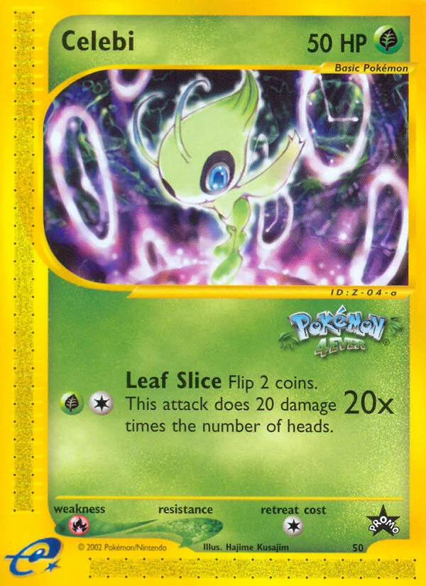 Celebi (50) [Wizards of the Coast: Black Star Promos] Lightly Played
