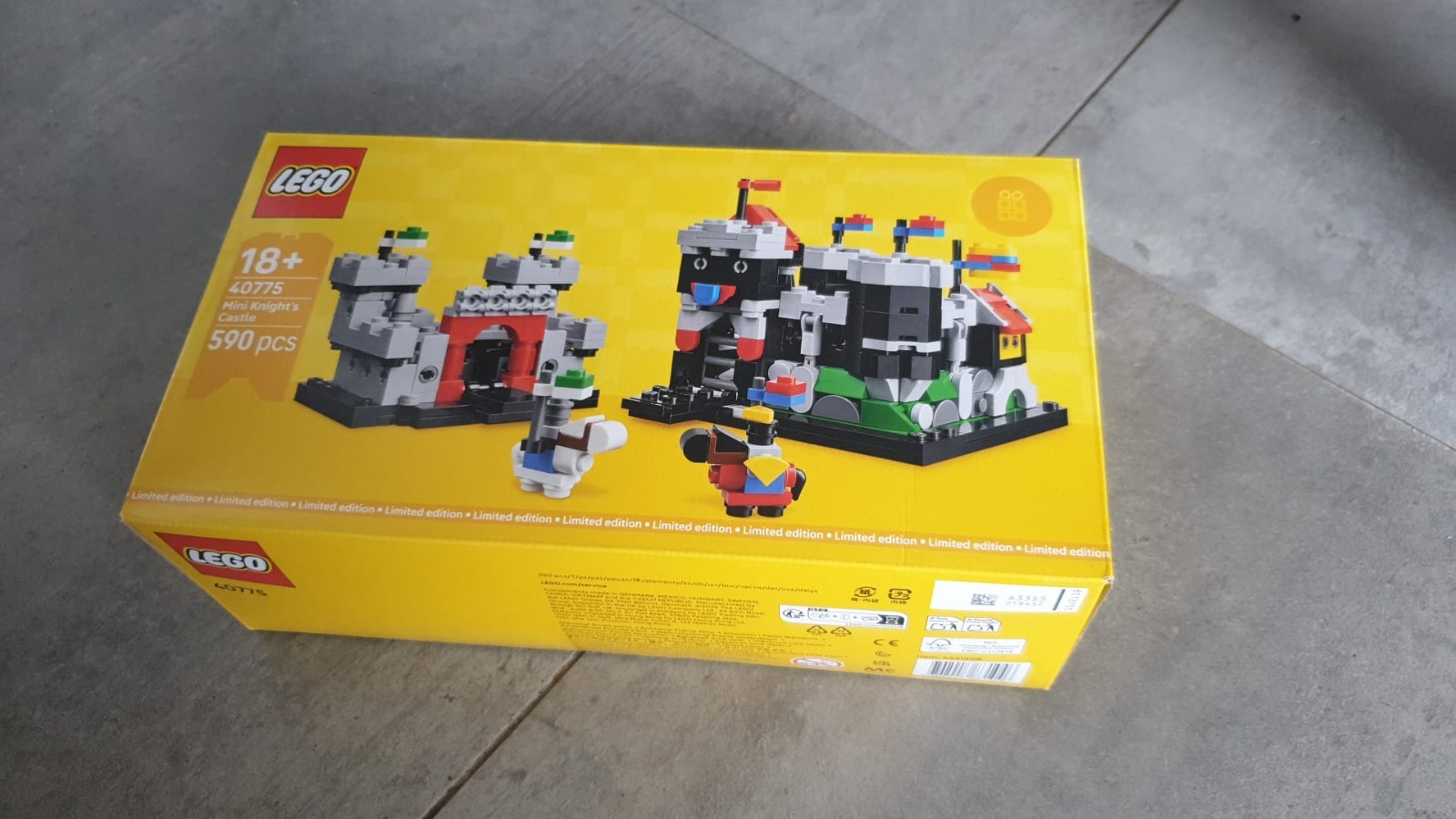 Château de chevaliers miniature LEGO 40775 pour occuper intelligemment les enfants à la maison
