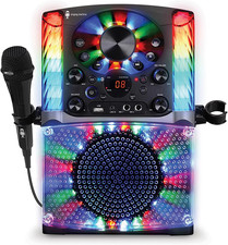 SML625BTBKD Karaoke Machine, Portable Bluetooth CD G Karaoke System, Black