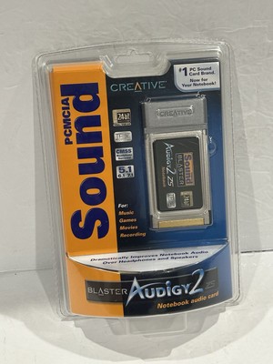 Creative PCMCIA Sound Blaster Audigy 2 ZS Notebook Audio Card New In Package