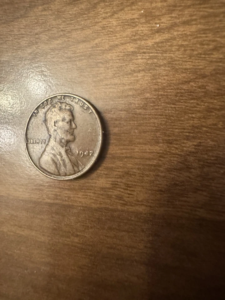 1942 No Mint Mark Lincoln Wheat Penny/Cent RARE - Image 3 of 3