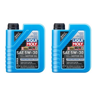 Liqui Moly 2L Engine Motor Oil - Longtime High Tech 5W-30 (2x1L)
