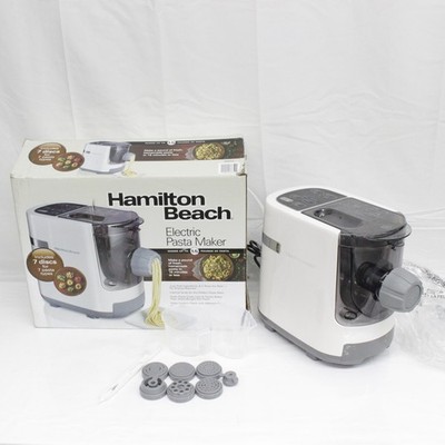 Hamilton Beach Electric Pasta Maker - 86650 w 7 pasta types Brand New Open Box