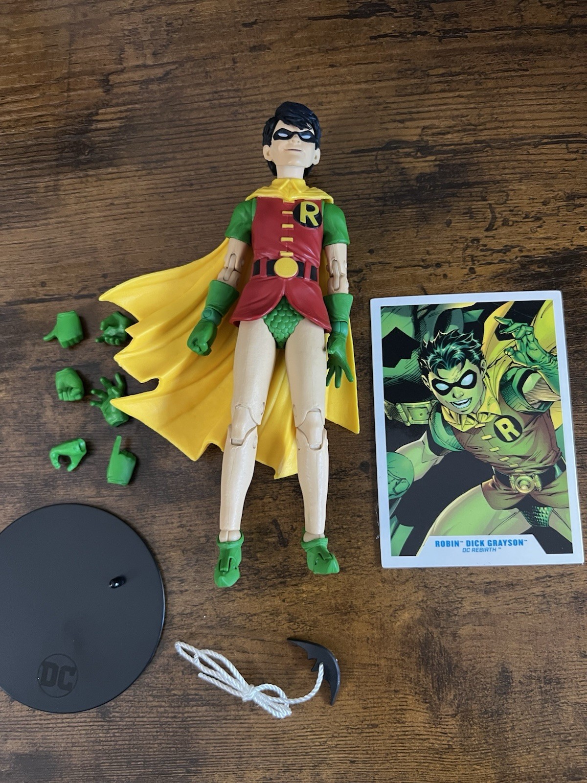 DC Multiverse McFarlane Robin Dick Grayson Gold Label Batman Loose Complete