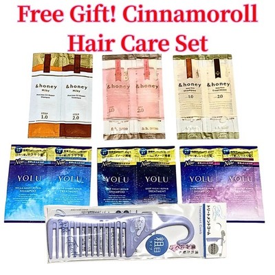 Japanese Shampoo Trial Set 6 pcs &honey YOLU Travel Size Sample | eBay