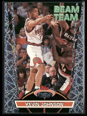 Kevin Johnson 1992-93 Stadium Club Beam Team #12 Phoenix Suns