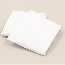 L A BABY 3009-WH Knitted Fitted Sheet For Full Size Crib Natural 100 Cotton ...
