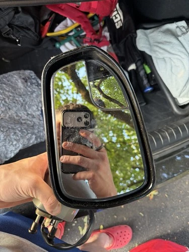 13-17 Ford Fusion Side Mirror Driver Door Heated W/ Blind Spot Mirror, Gold