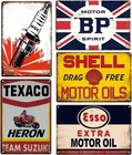 Vintage Metal Tin Signs Retro Garage Signs For Men Wall Decorations Old Car Shop